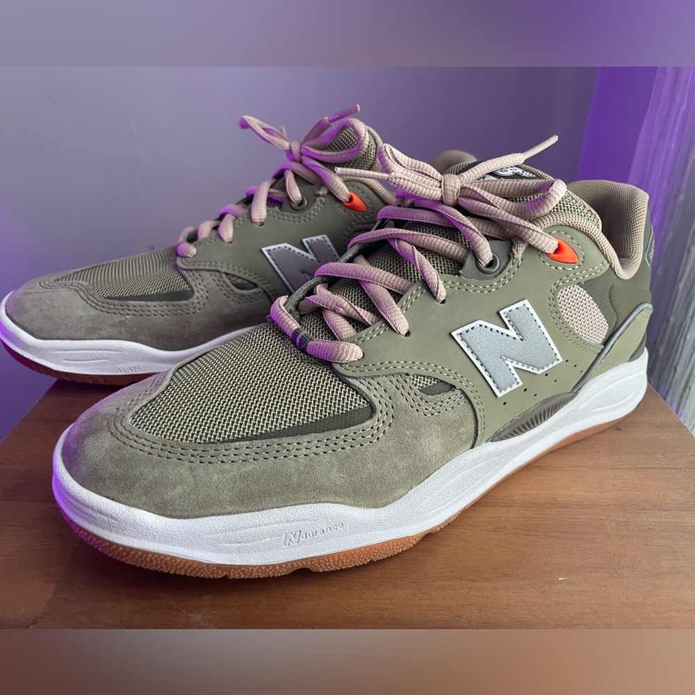 New Balance Numeric Tiago 1010 Lemos - Olive Green M9 W10.5